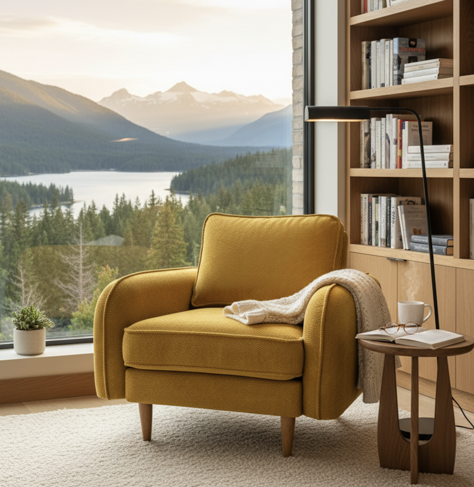 Tekli - Fitilli - Fulya Kadife - Güneş Sarısı - Post Modern Kol