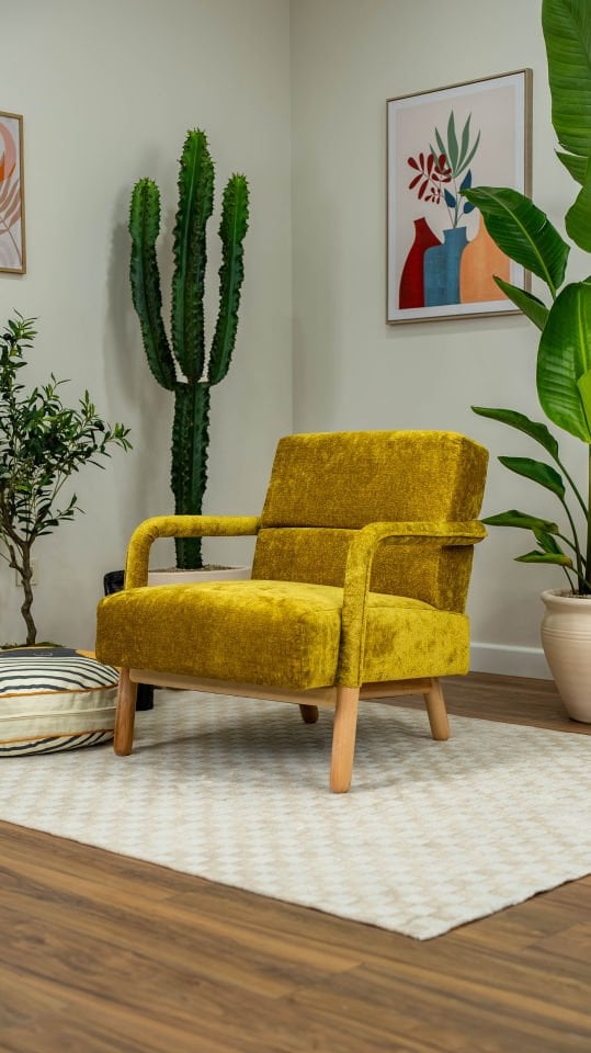 Hygge Berjer Austin Sarısı