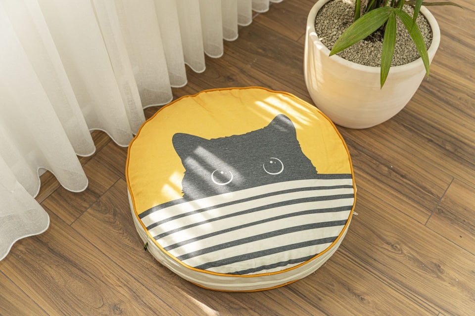 Pet Yatağı - Yuvarlak - Kedi