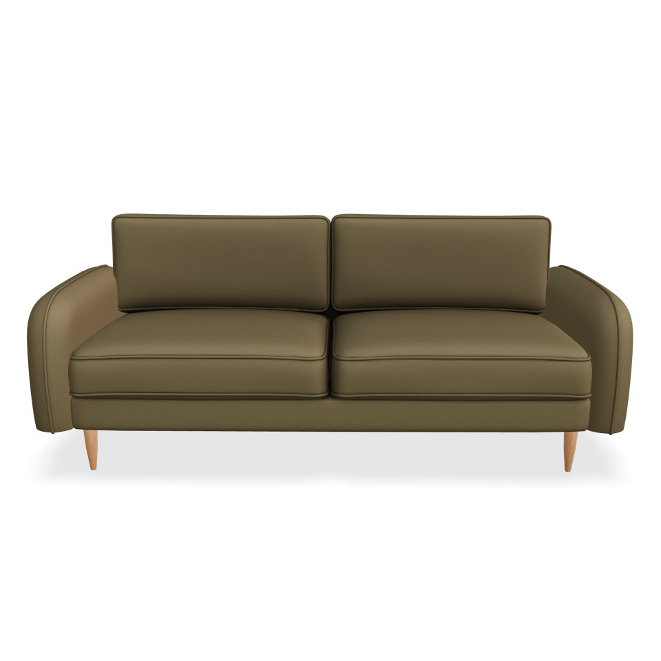 Üçlü - Fitilli - Post Modern Kol  - Desenli Kadife -