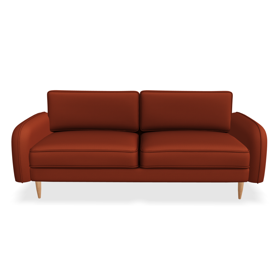 Üçlü - Fitilli - Post Modern Kol  - Desenli Kadife -