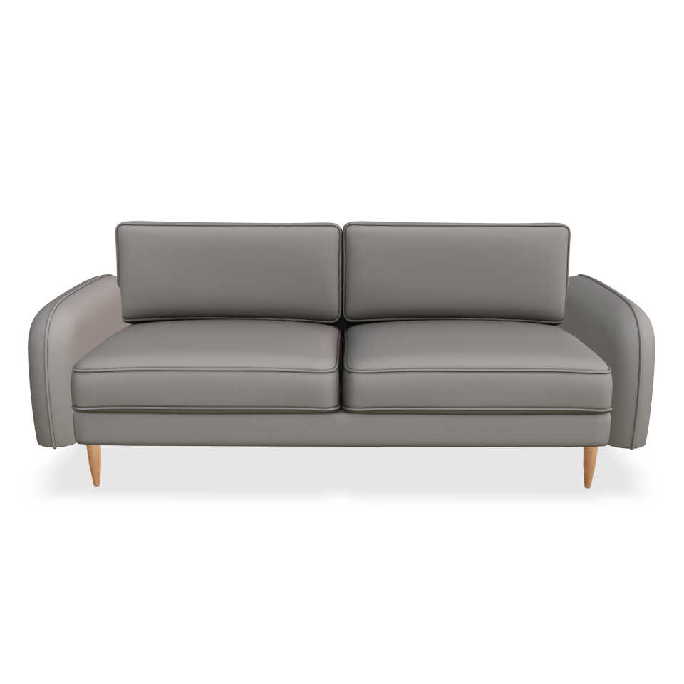 Üçlü - Fitilli - Post Modern Kol  - Desenli Kadife -