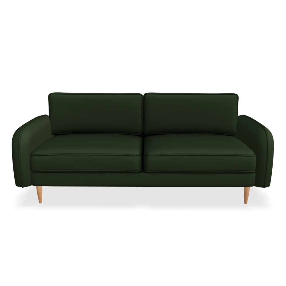 Üçlü - Fitilli - Post Modern Kol  - Desenli Kadife -