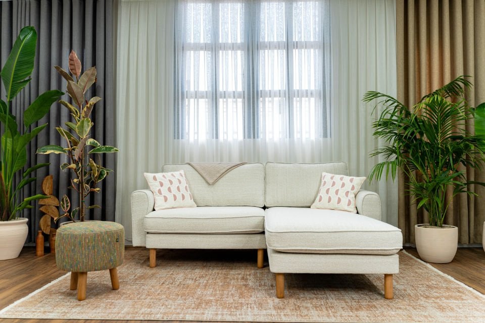 Mini Köşe - Fitilli - Bukle - Arjantin Beyazı - İskandinav Kol