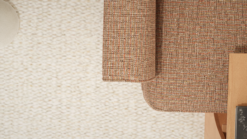 Loveseat - Fitilli - Keten - Urartu - İskandinav Kol