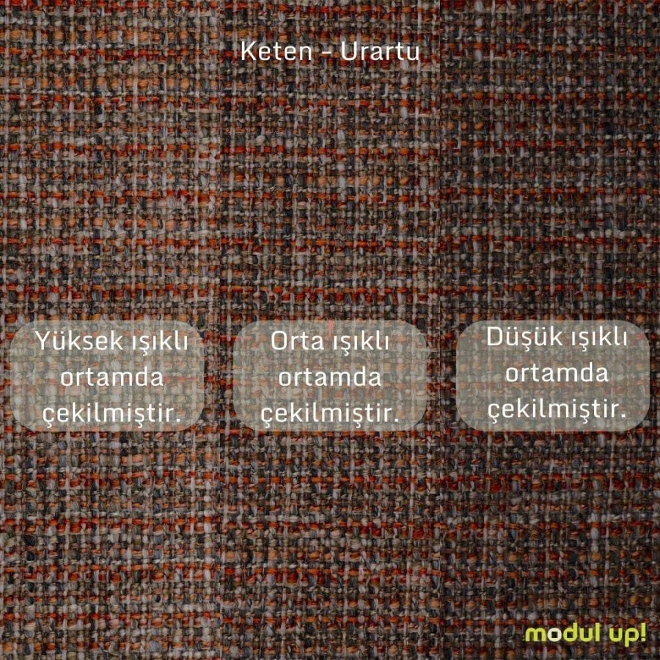 Loveseat - Fitilli - Keten - Urartu - İskandinav Kol