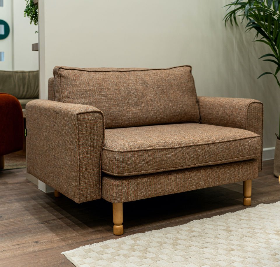 Loveseat - Fitilli - Keten - Urartu - İskandinav Kol