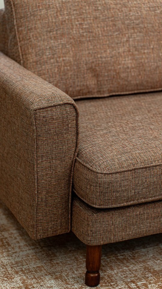 Loveseat - Fitilli - Keten - Urartu - İskandinav Kol