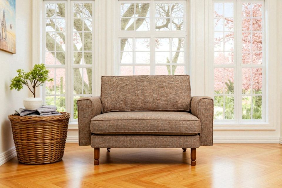 Loveseat - Fitilli - Keten - Urartu - İskandinav Kol