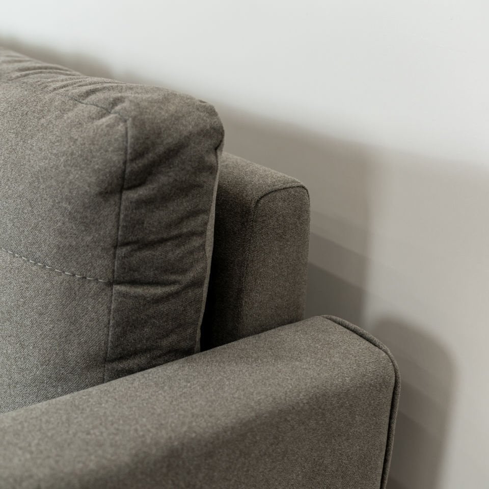 İkili - Dikişli - Mikro Kadife - Satürn Kahvesi - İskandinav Kol