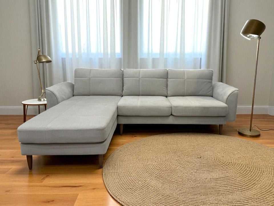 Midi Köşe - Dikişli - Mikro Kadife - Aspendos Beji - İtalyan Kol