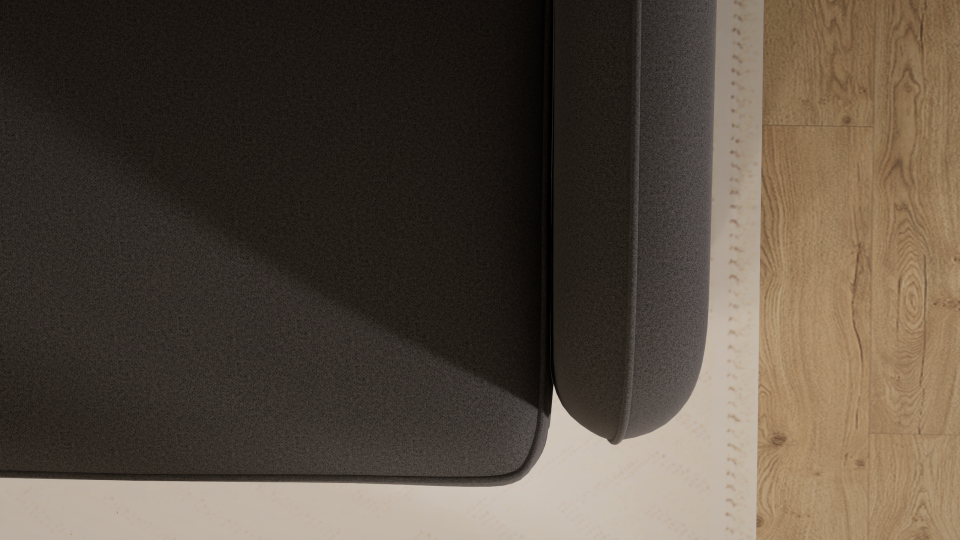 Üçlü - Fitilli - Mikro Kadife - Prestij Grisi - Post Modern Kol