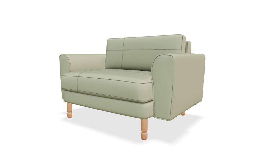 Chillax - İskandinav Kol - Vico Ayak - Dikişli - Loveseat -