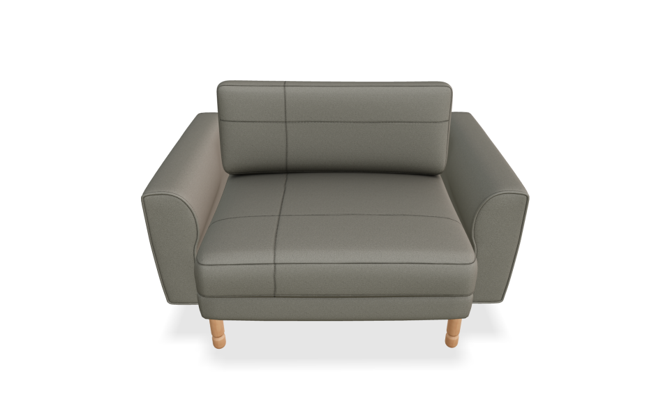 Chillax - İskandinav Kol - Vico Ayak - Dikişli - Loveseat -