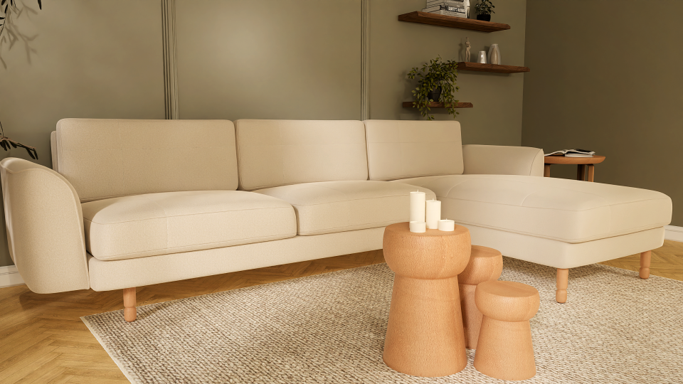 Maxi Köşe - Mikro Kadife - Aspendos Beji - İtalyan Kol