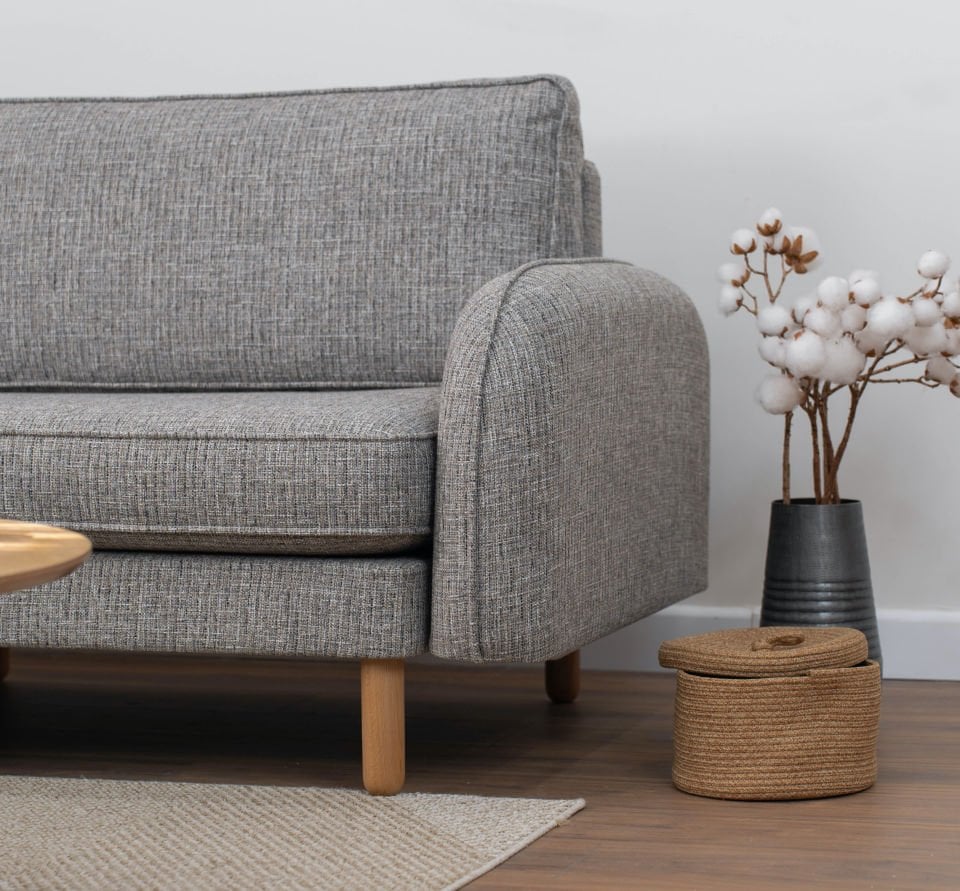 Mini Köşe - Fitilli - Keten - Frig - Post Modern Kol