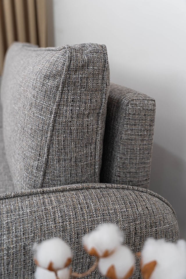 Mini Köşe - Fitilli - Keten - Frig - Post Modern Kol