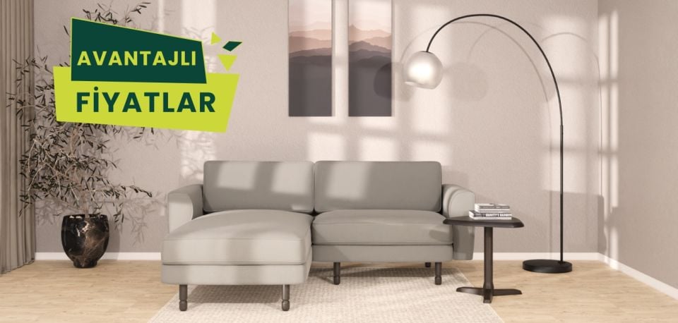 Mini Köşe - Fitilli - Solo - Uranüs Grisi