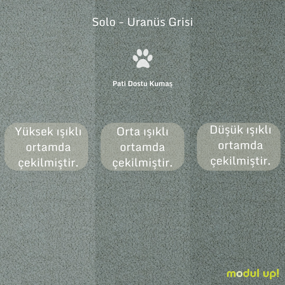 Mini Köşe - Fitilli - Solo - Uranüs Grisi