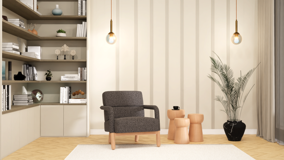 Hygge Berjer Bukle Koala Grisi