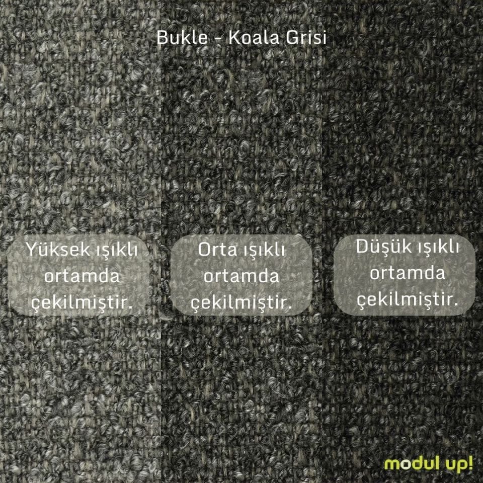 Hygge Berjer Bukle Koala Grisi