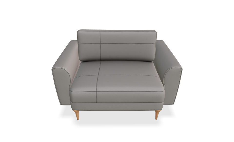 Chillax - İskandinav Kol -  Carlo Ayak - Dikişli - Loveseat -