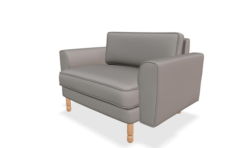 Chillax - İskandinav Kol - Vico Ayak - Fitilli - Loveseat -