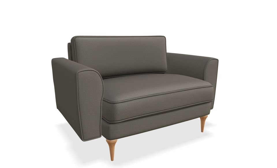 Chillax - İskandinav Kol -  Carlo Ayak - Fitilli - Loveseat -