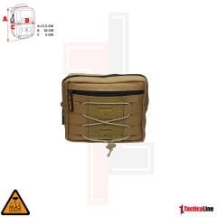 MAS TACTICAL YARDIMCI CEP YATAY L TAN MAS-101-20-10-L