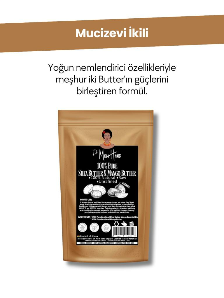 Pure Shea Butter & Mango Butter Twins Nem Bombası 250gr