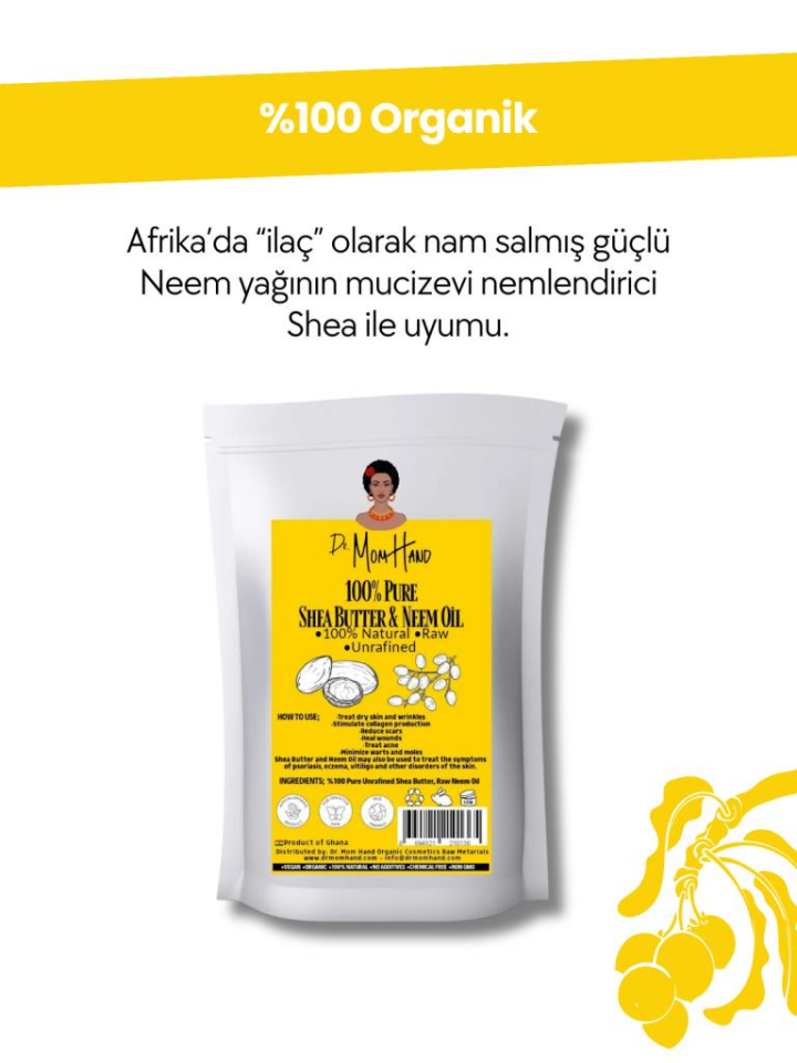 Shea Butter & Neem Butter Twins - Eczema Relief Butter 250gr