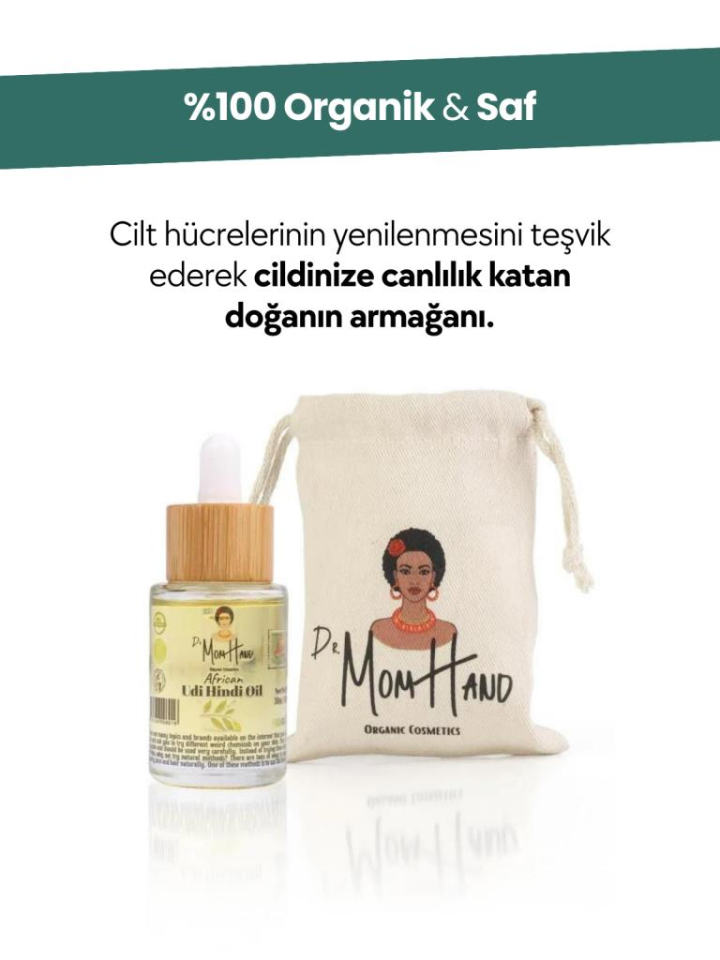 Organik Udi Hindi Yağı (Cilt Yenileyici ve Onarıcı) %100 Saf, Soğuk Sıkım 30ml