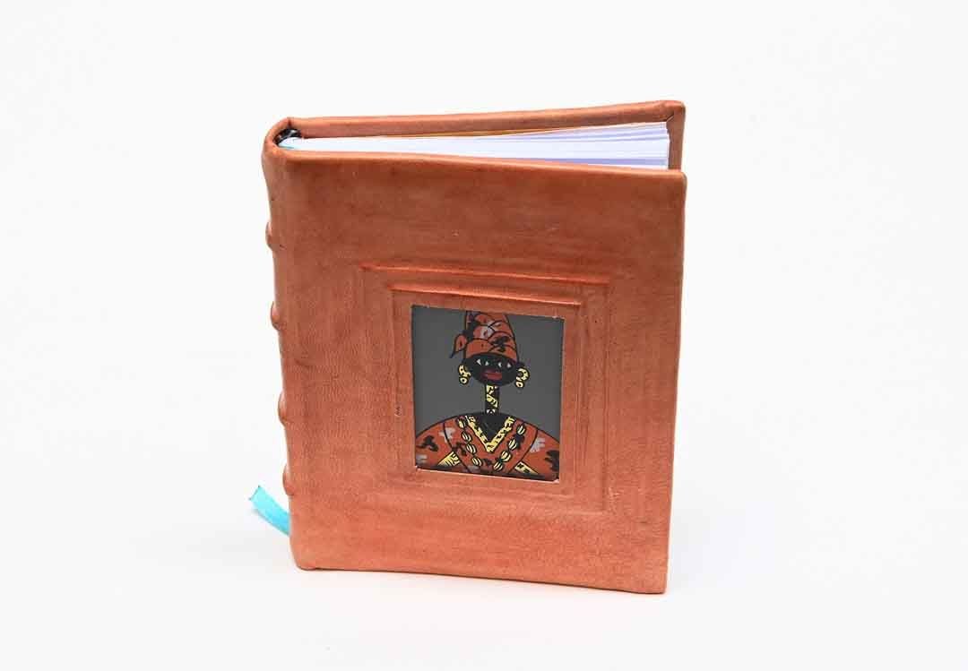 Camaltı Boyama Deri Defter