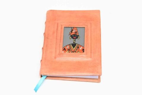 Camaltı Boyama Deri Defter