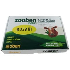 Buzağı Bolus 12'li ZOOBEN 51 gr x 12 adet Bolus Vitamin Takviyesi