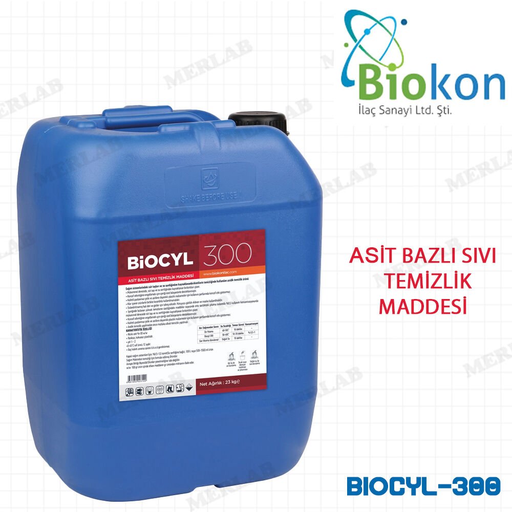 Biokon Biocyl 300 Asit Bazlı Sıvı Temizlik Maddesi