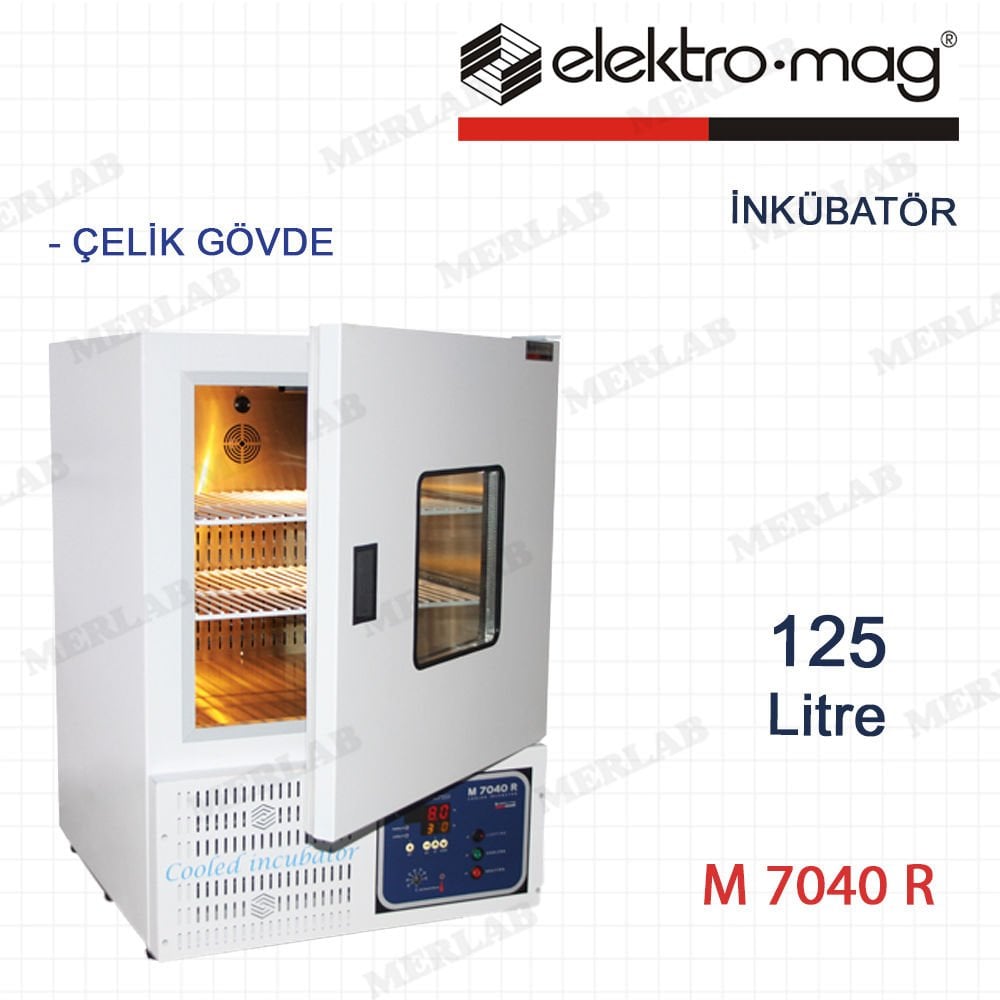 Elektromag M 7040 R İnkübatör Soğutmalı 125 Litre