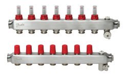 Danfoss 088U0757 7 Ağızlı Yerden Isıtmalı Manifold Seti