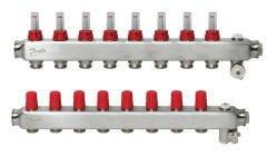 Danfoss 088U0758 8 Ağızlı Yerden Isıtmalı Manifold Seti