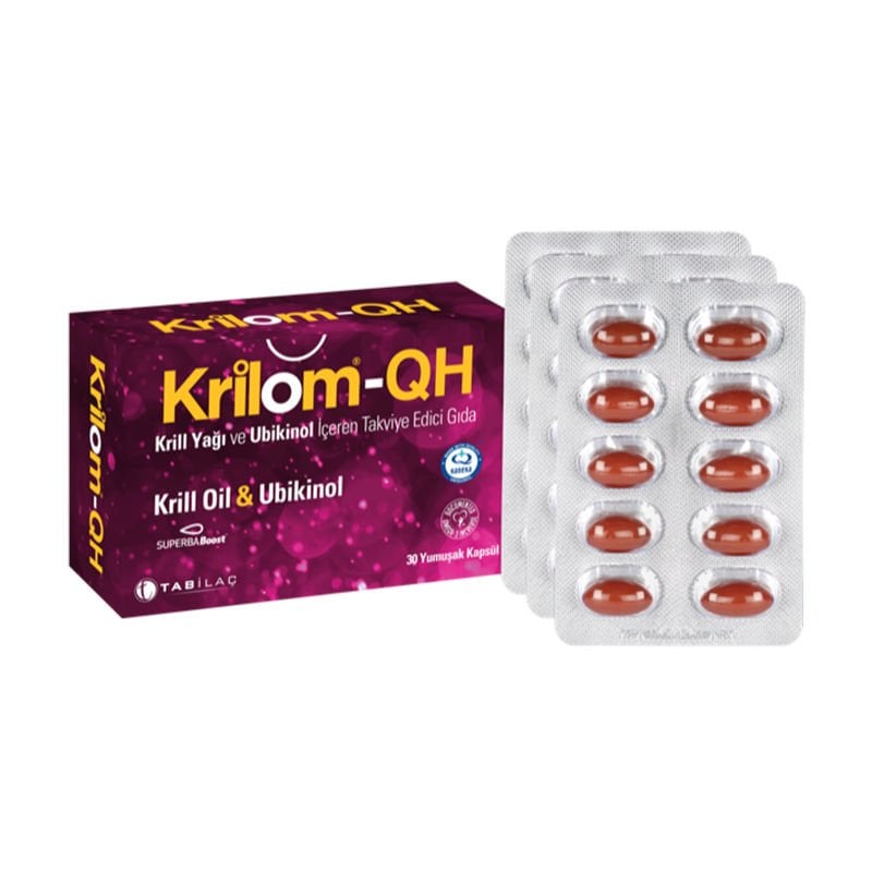 Krilom-QH Krill Oil & Ubikinol 30 Yumuşak Kapsül