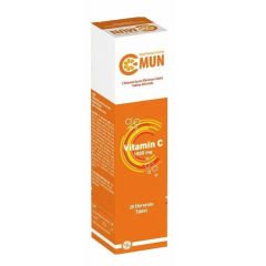 C-Mun 1000 mg Takviye Edici Gıda 20 Efervesan Tablet