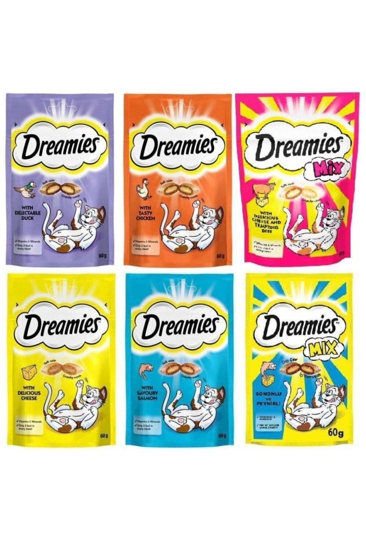 Dreamies Kedi Ödülü Karışık Avantaj Paketi 6'lı