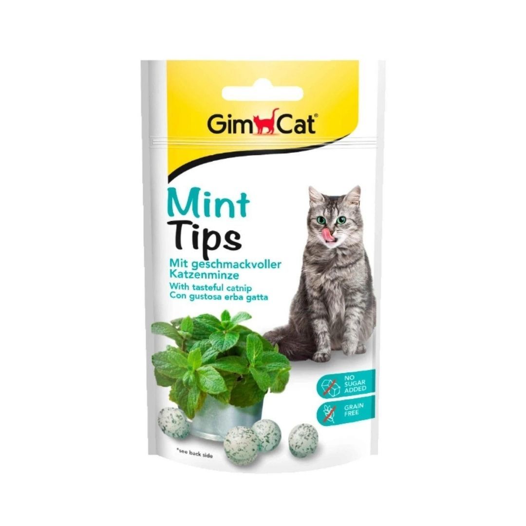 GimCat Mint Tips Ödül Tableti 40gr