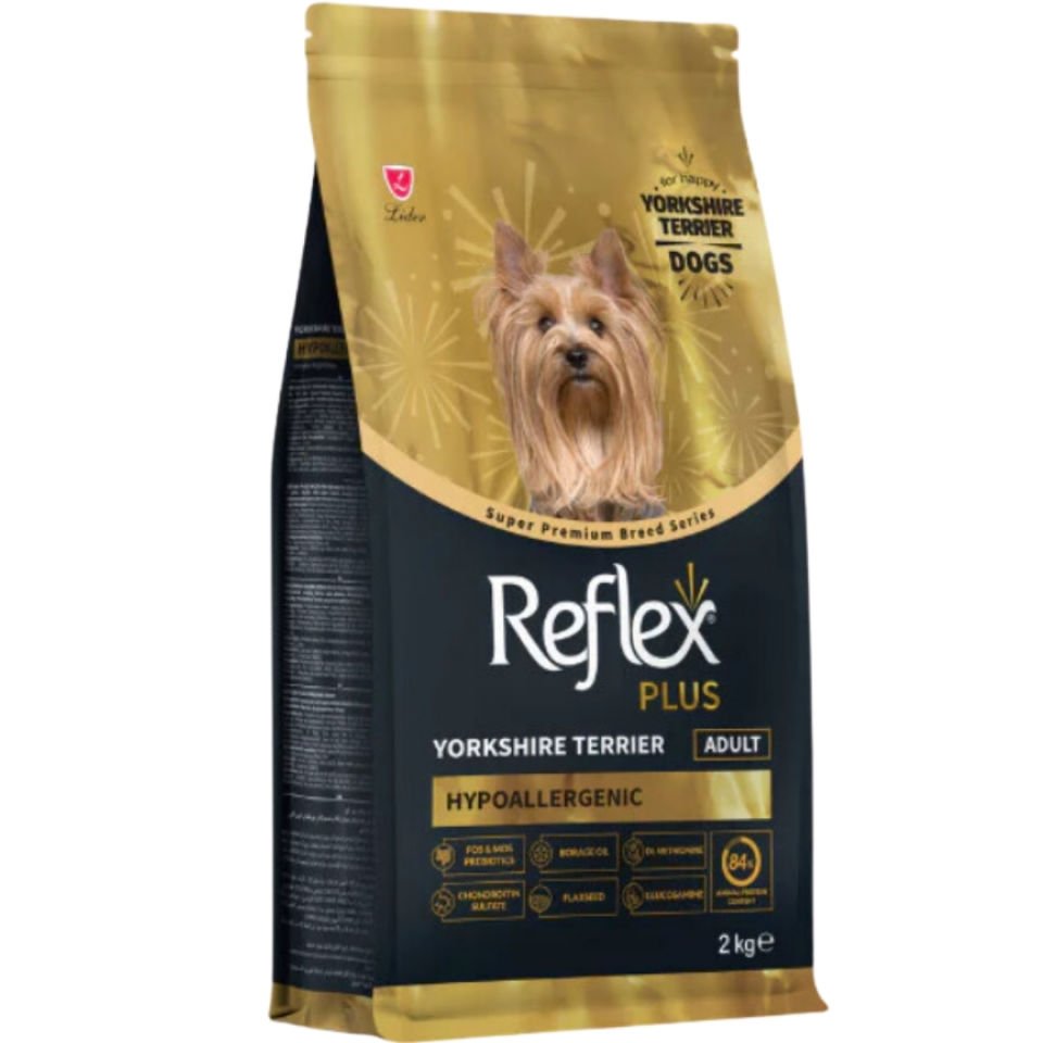 Reflex Plus HypoAllergenic Yorkshire Terrier Yetişkin Köpek Maması 2kg