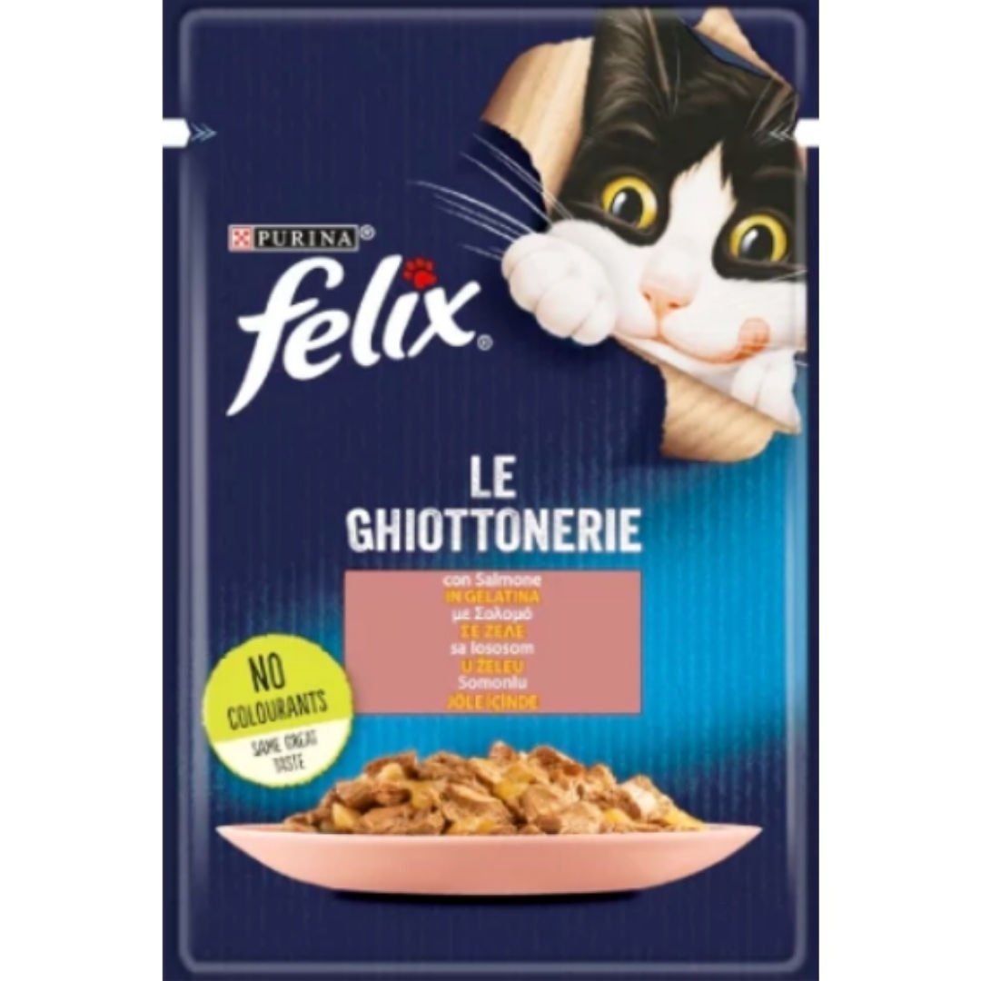 Felix Somon Balıklı Yetişkin Kedi Konservesi Pouch 85 Gr