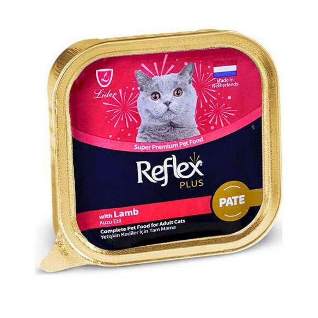 Reflex Plus Pate Kuzu Etli Yetişkin Kedi Yaş Maması 85 Gr