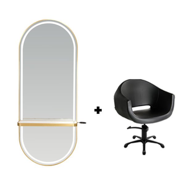 Vera Kuaför Tezgahı + Evo Black Kuaför Koltuğu