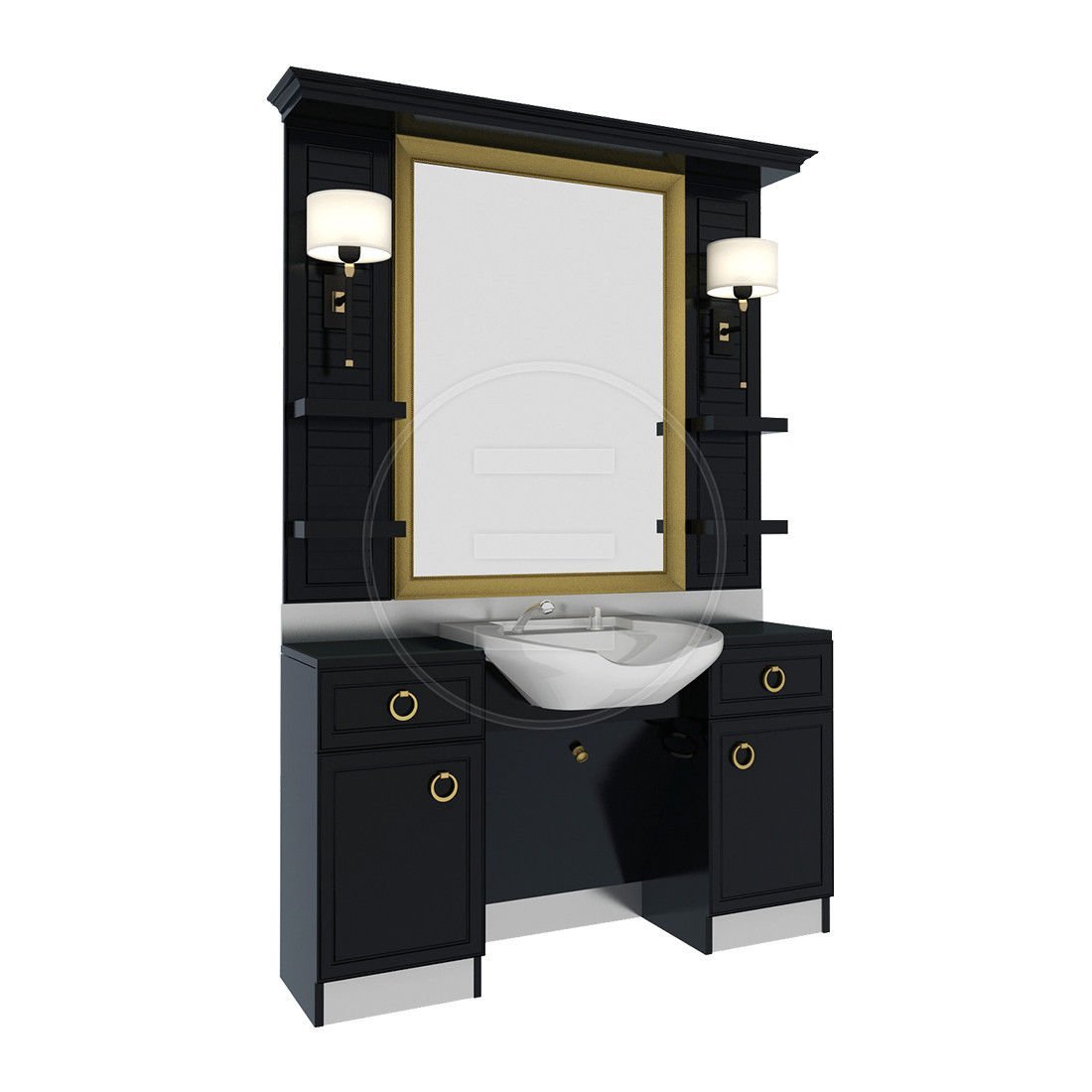 Classic Man Gold Berber Tezgahı