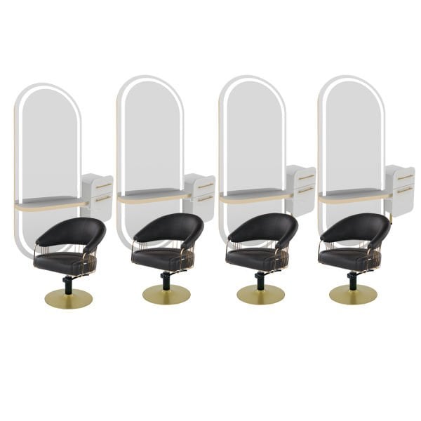 4'lü Glam Wall Basic + 4 Adet Merit Gold Csl + 4 Adet Basic Cabinet