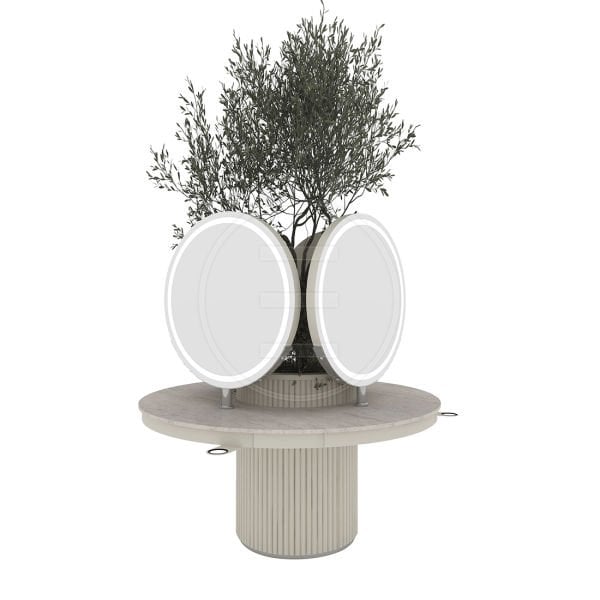 Velux Island Kuaför Tezgahı (3 Kişilik)